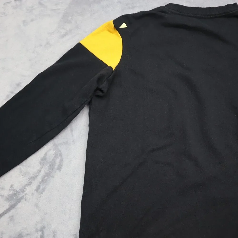 Disney Sweatshirt Boys XL Black Crew Neck Long Sleeve Graphic Print Pullover